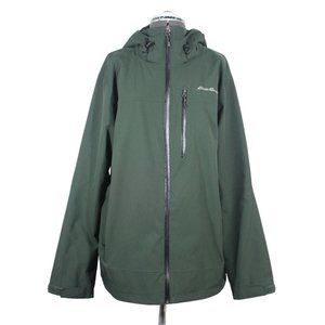 Eddie Bauer men's WeatherEdge Pro waterproof dry shell‎ full zip jacket M